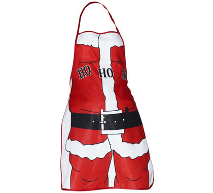 Delantal para cocinar de Papá Noel Ho Ho Ho para adulto