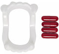 Dentadura de Vampiro con 4 Capsulas de Sangre