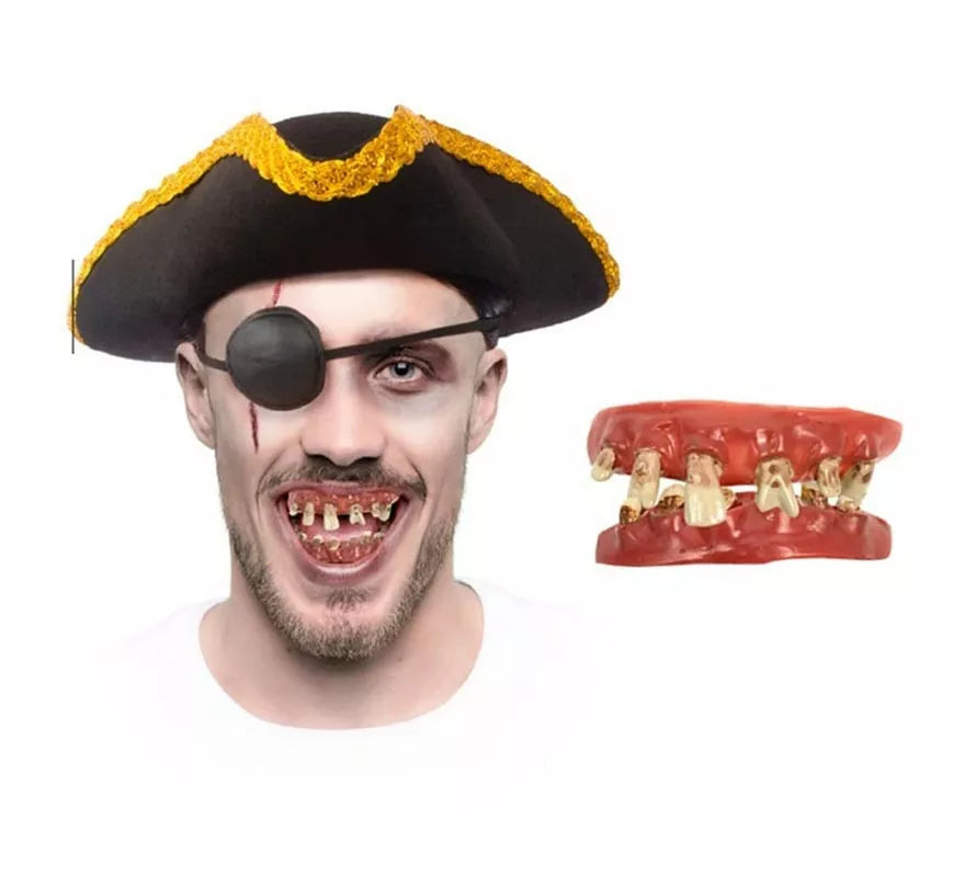 Translation missing: en.Dentadura Doble FX Desgastada de pirata