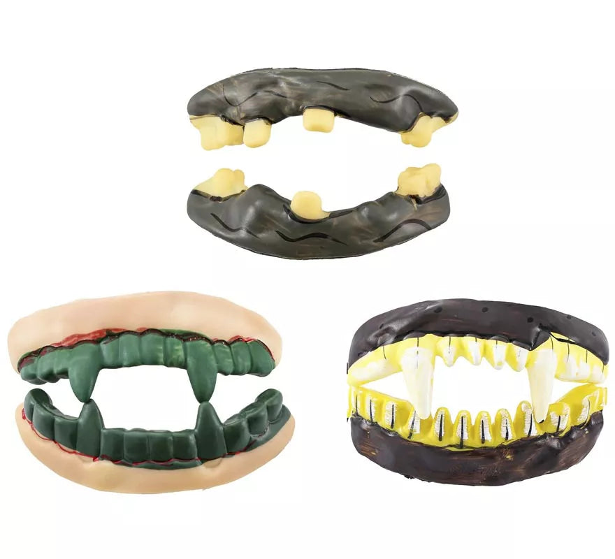Dentadura para Halloween modelos surtidos
