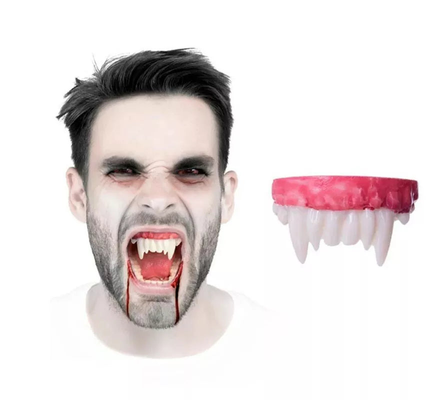 Translation missing: en.Dentadura Vampiro FX con colmillos cortos