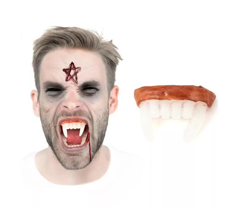 Translation missing: en.Dentadura Vampiro FX con colmillos largos