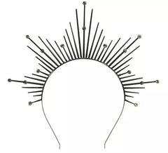 Black halo diadem