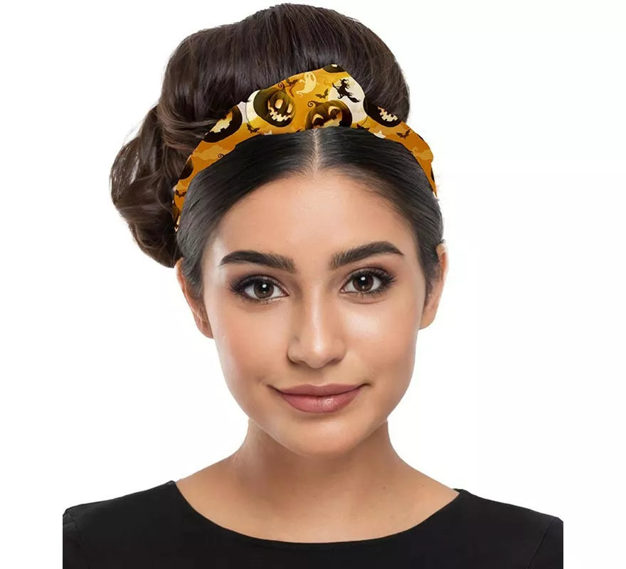 Diadema Calabazas naranja