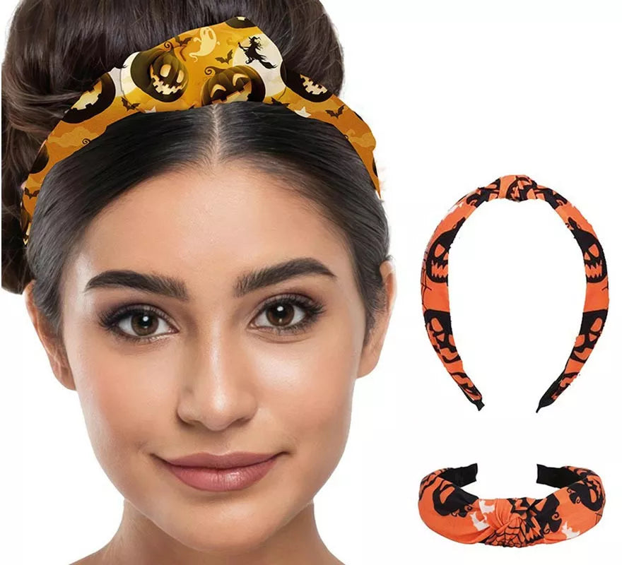 Diadema Calabazas naranja