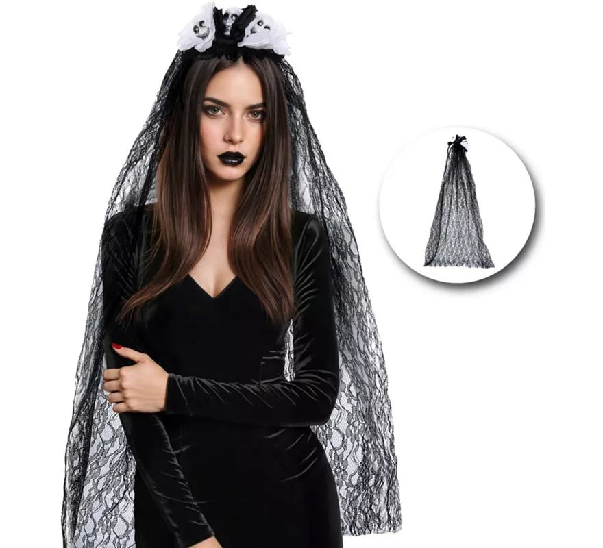 Translation missing: en.Diadema Calavera con Velo