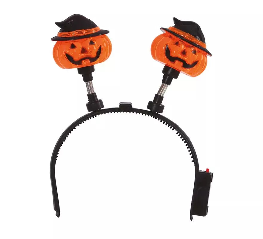 Diadema Calavera o Calabaza con Luz Surtidas