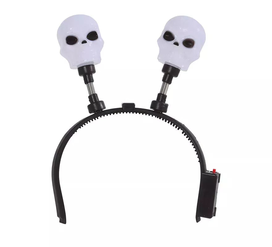 Diadema Calavera o Calabaza con Luz Surtidas