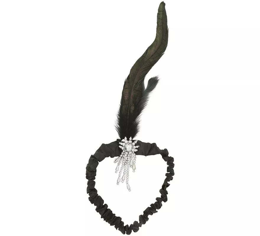 Translation missing: en.Diadema Charlestón con plumas