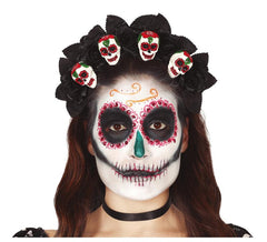 Headband with 4 Skulls