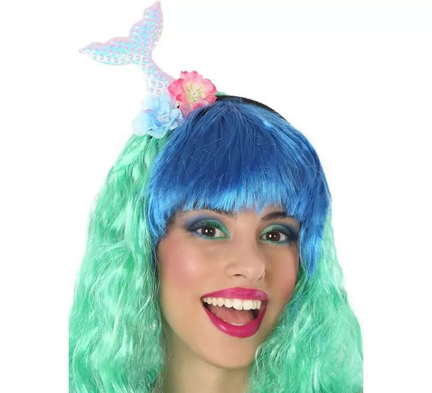 Translation missing: en.Diadema con Cola de Sirena y Flores