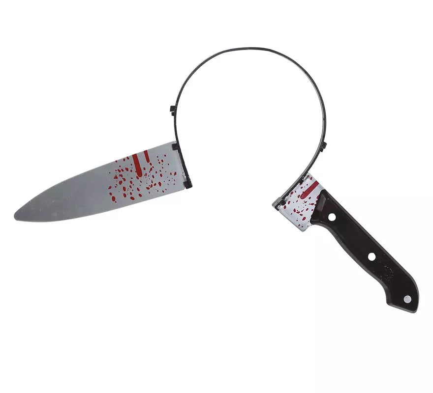 Diadema con Cuchillo y Sangre