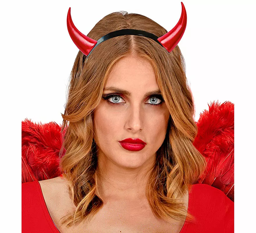 Diadema con Cuernos de Diablo en varios colores