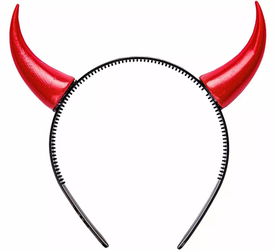 Diadema con Cuernos de Diablo en varios colores