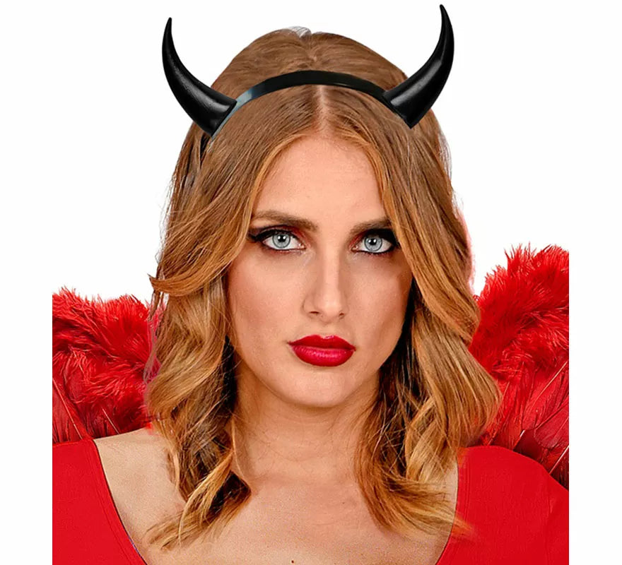 Diadema con Cuernos de Diablo en varios colores
