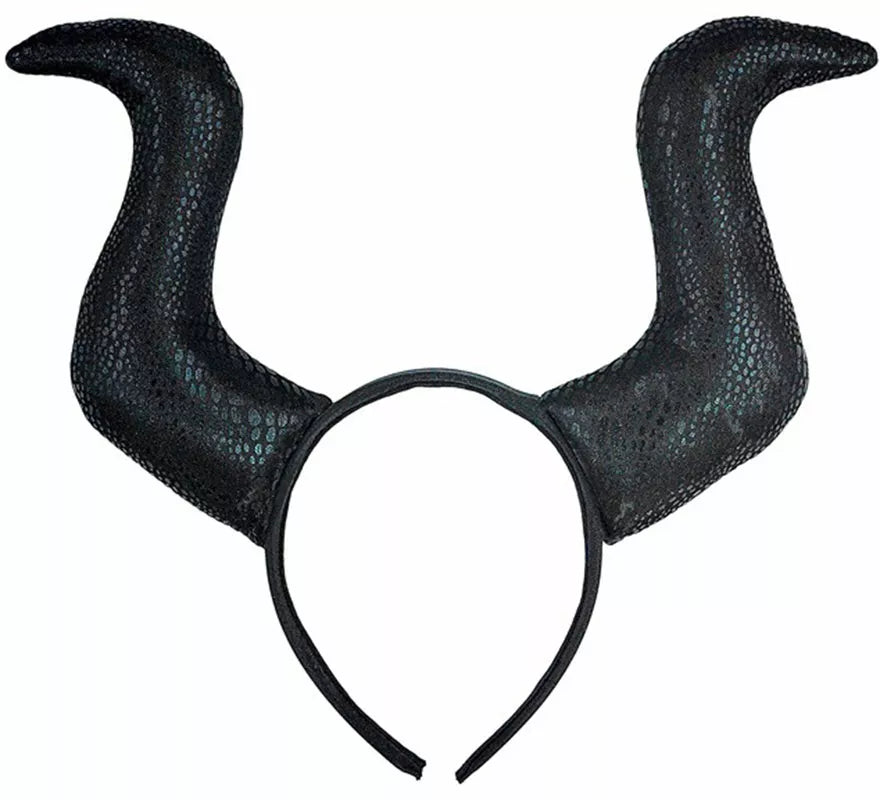 Diadema con Cuernos de Reina Malvada