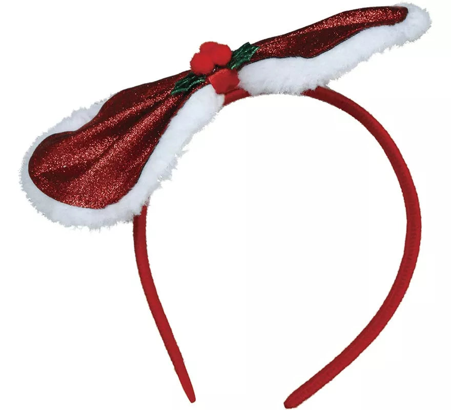 Translation missing: en.Diadema con Lazo Navideño y Acebo