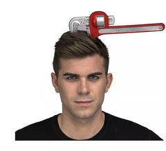 Plumber Headband with Wrench