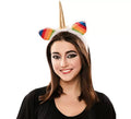 Diadema con Orejas y Cuerno de Unicornio