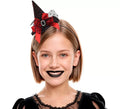 Diadema con Sombrero de Bruja Infantil