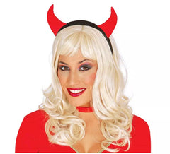 Fabric Devil Horns Headband for Halloween