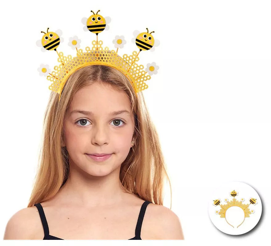 Translation missing: en.Diadema de Abeja Primavera con panal infantil
