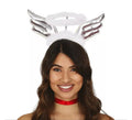 Diadema de Ángel con Alas Plata