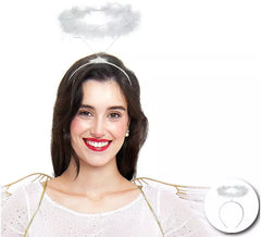 Angel headband with white halo