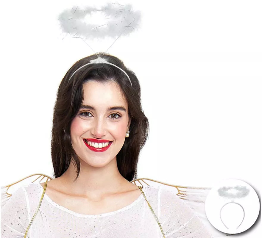 Translation missing: en.Diadema de Ángel con aureola blanca