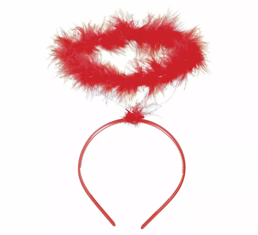 Diadema de Ángel Halo con Aureola Roja