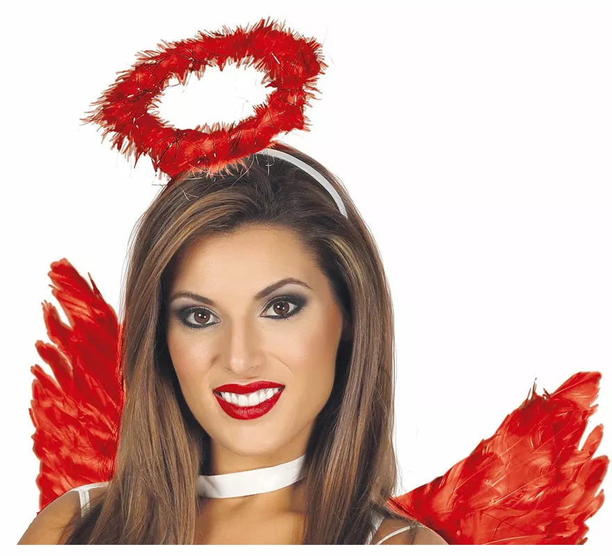 Diadema de Ángel Halo con Aureola Roja