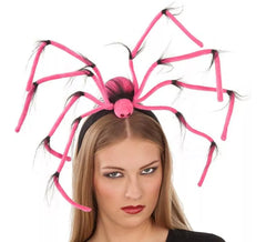 Pink Spider Headband
