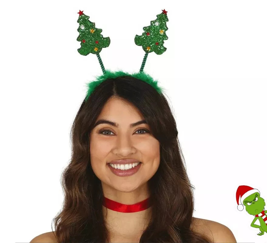 Diadema de Árboles de Navidad
