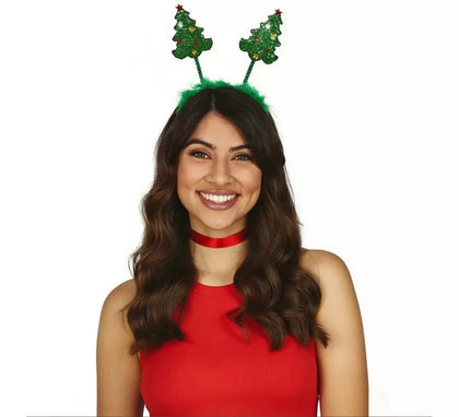 Diadema de Árboles de Navidad