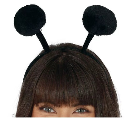 Diadema de Bolas Negras