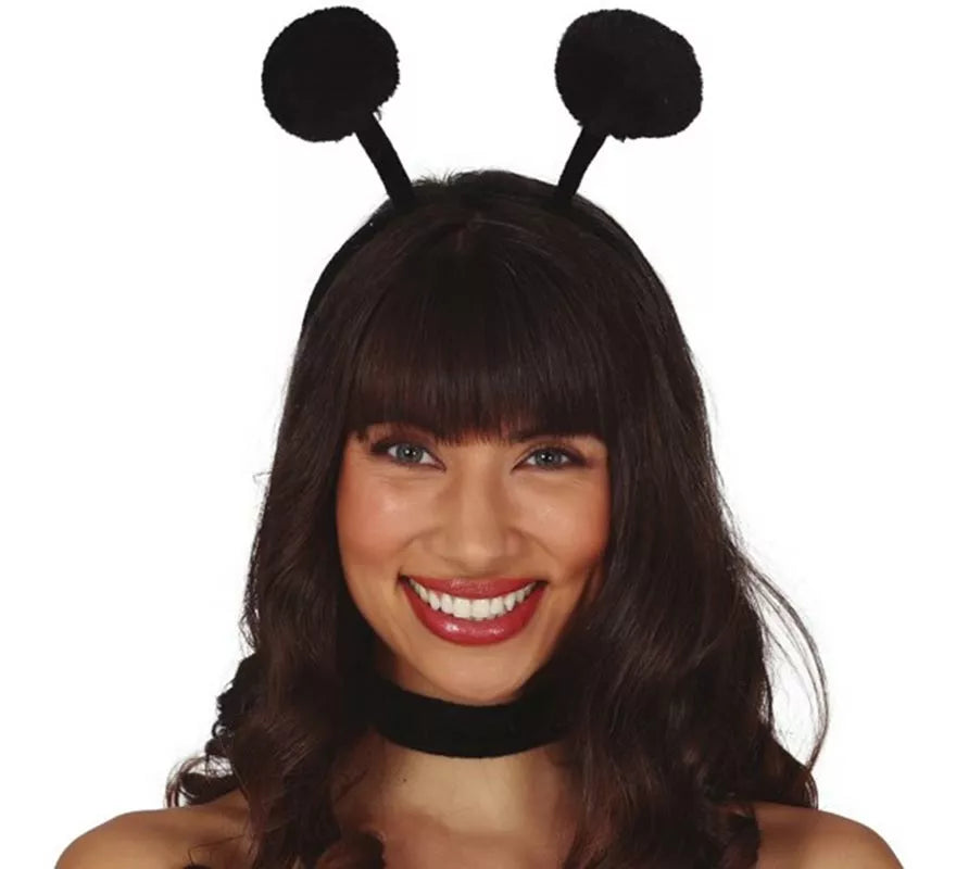 Diadema de Bolas Negras