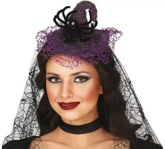 Witch Headband with Veil