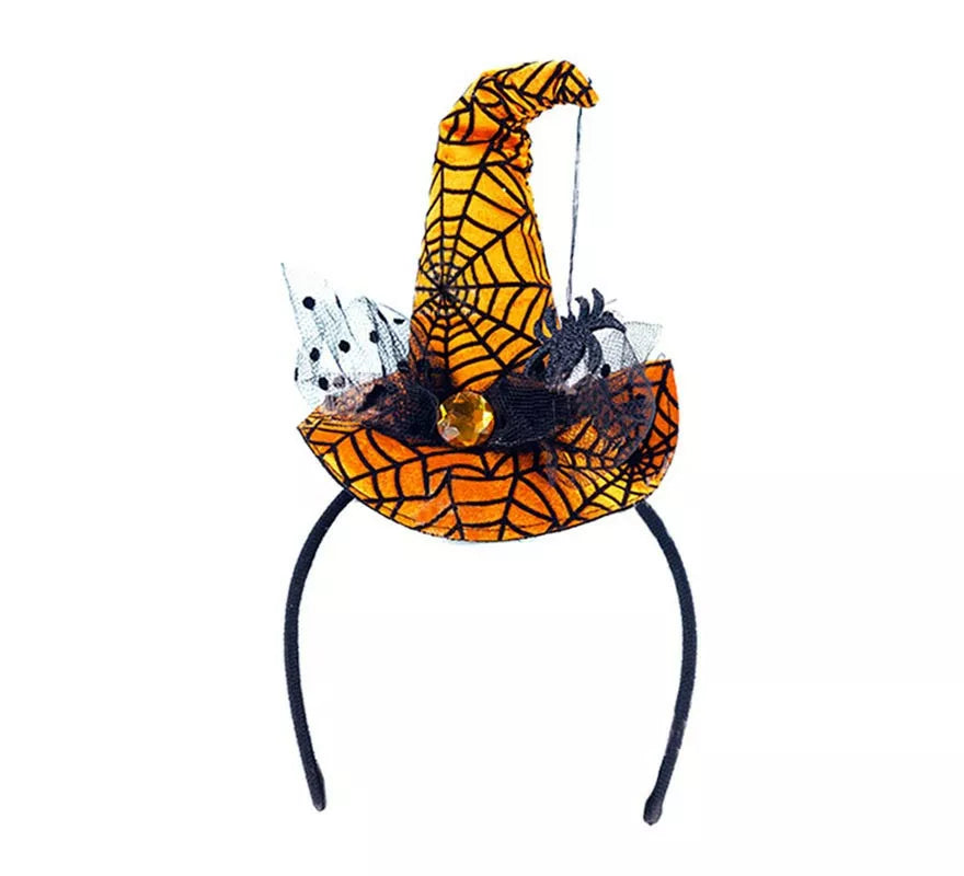 Translation missing: en.Diadema de Bruja Spider naranja