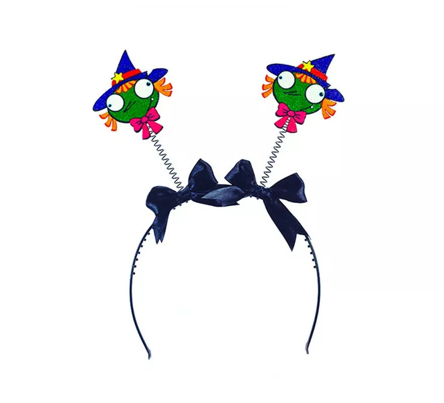 Translation missing: en.Diadema de Brujas coloridas con lazos