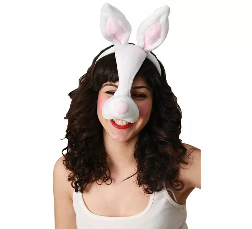 Diadema de Conejo con Hocico