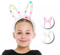 Diadema de Conejo Peluche con pompones en modelos surtidos