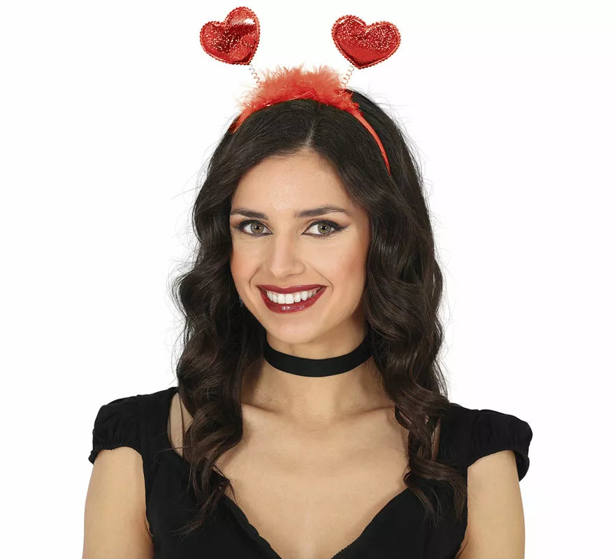 Diadema de Corazones adulto