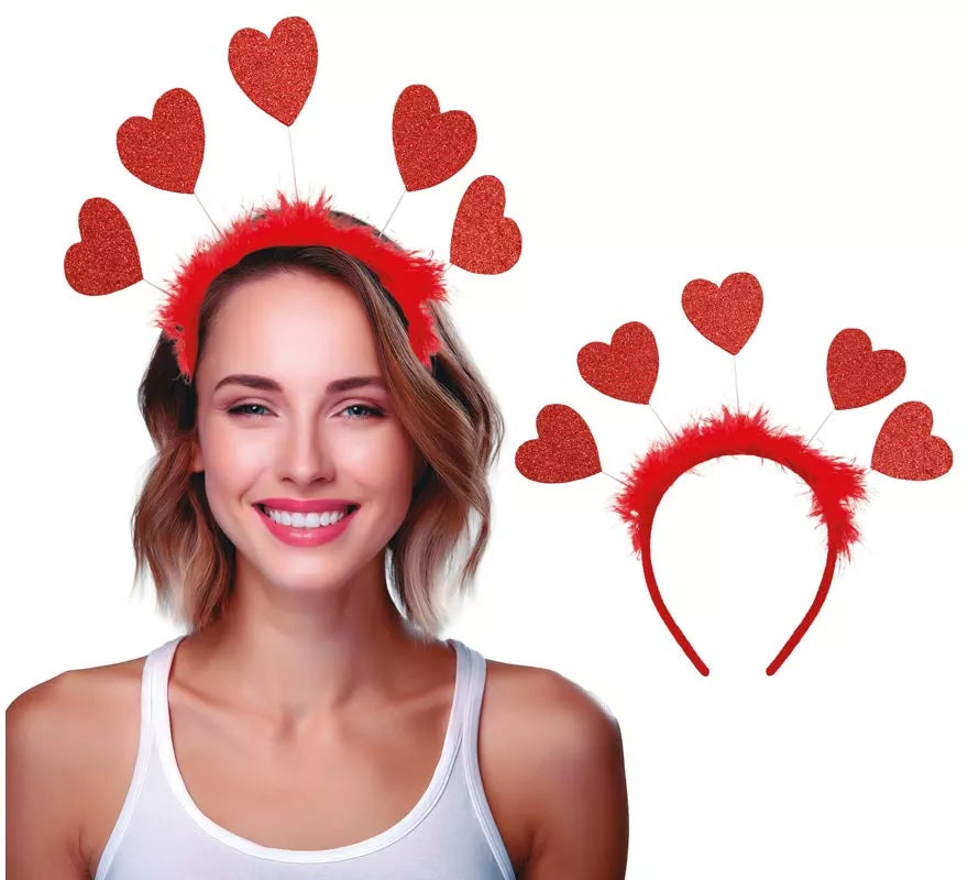 Translation missing: en.Diadema de Corazones rojos