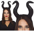 Diadema de Cuernos Negros Malvada