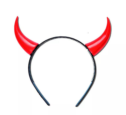Diadema de Demonio rojo vibrante