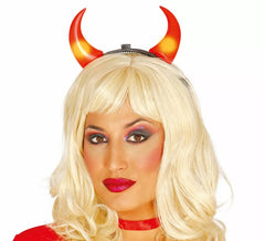 Devil headband with light