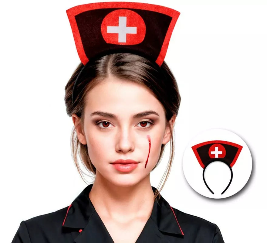 Diadema de Enfermera negra