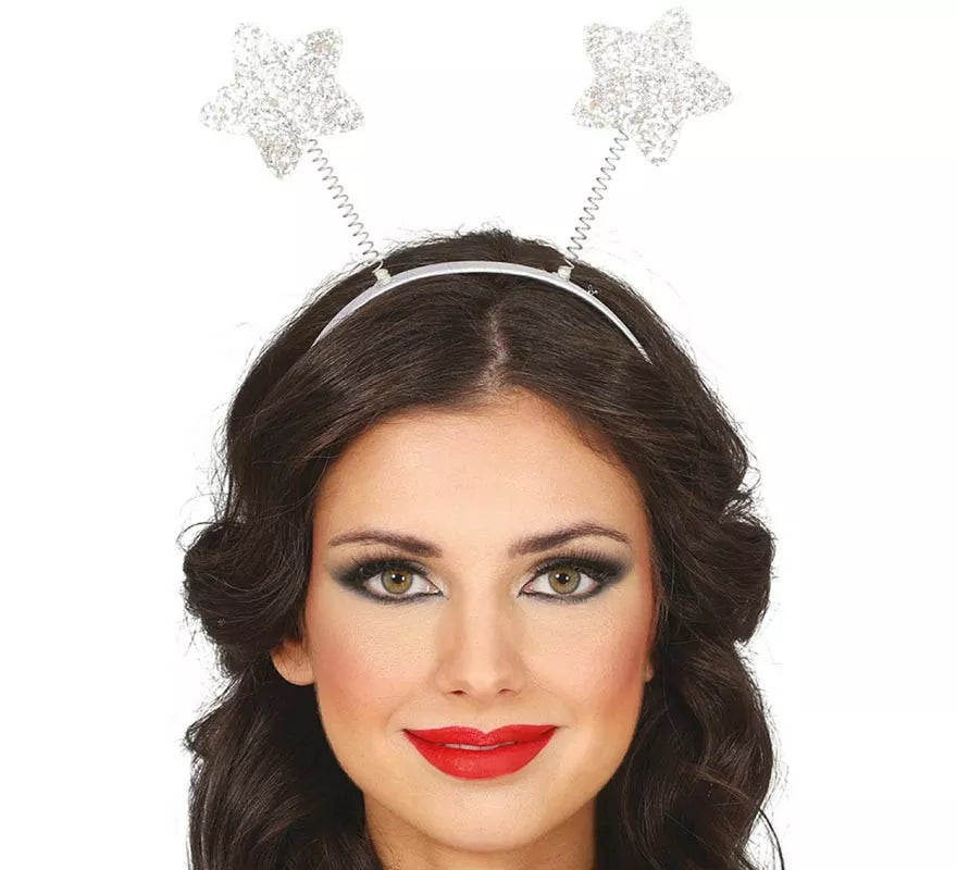 Translation missing: en.Diadema de Estrellas plateadas brillantes
