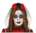 Diadema de Flores con Velo