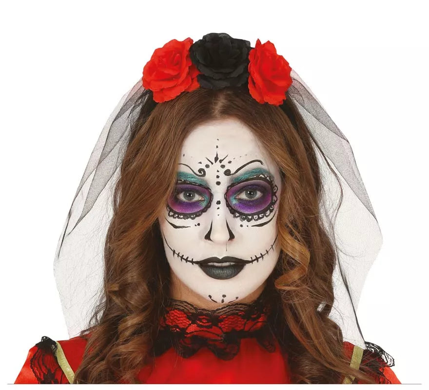 Translation missing: en.Diadema de Flores con Velo